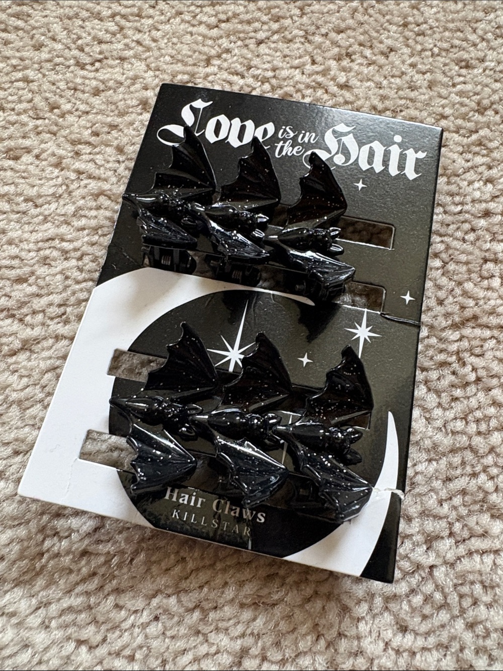Killstar Bat Hair Clips
